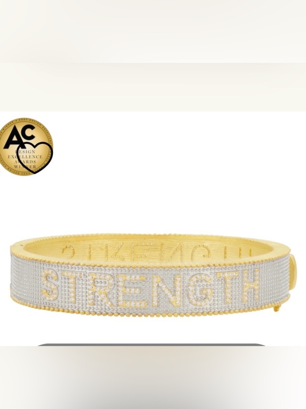 Freida ROTHMAN Iconic Strength Oval Hinged Bangle